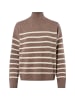 Marie Lund Pullover in melange ecru - 0001