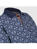 Twinlife Polo-Shirt Polo Allover Print SS in Blau