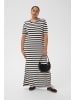 KAFFE curve Kleid KChellen Regular fit in Chalk/Black Stripes