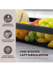 eluno Obstkorb 2in1 im Mesh-Design ca. 44 x 9,7 x 19 cm (B/H/T)