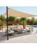 relaxdays Sonnensegel in Beige - (B)300 x (T)400 cm