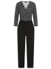 Laura Scott Jumpsuit in schwarz-gemustert