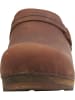 Sanita Comfortwear Clog "Wood-Ursana Open" in Braun