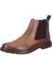 Bugatti Denim Chelsea Boots in cognac