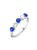 Luxenter Ring Alneth 925er Sterlingsilber-Alneth blue