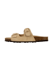 Divine Factory Pantoletten aus Sierra-Leder Beige