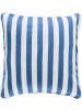 Erwin Müller Mako-Satin Kuschelkissenbezug in blau-weiß