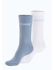 Copenhagen Studios Tennissocken in 1x hell blau, 1x off white
