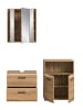 ebuy24 Badmöbelset Ice (3-teilig) Eiche 135 x 30 cm