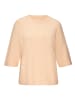 Vivance Kurzarmpullover in apricot