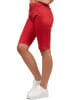 Cipo & Baxx Cipo & Baxx Damen Straight Fit Capri Hose Mid Waist WK186 Pink W25/