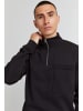 !SOLID Sweatshirt SDMason HalfZip SW 21107100 in schwarz