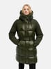 Navahoo Steppmantel Mandelkuss 14 in Dark Olive