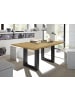 58 aufm Kessel ESSZIMMERTISCH Eila 8 180 x 90 x 75 Esstisch Schwarzstahl/Asteiche