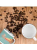 Mr. & Mrs. Panda Camping Emaille Tasse 6. Hochzeitstag Zuckerhoc... in Meeresbrise