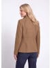 GOLDNER Kurzgröße:  Elegante Kurzjacke mit Stehkragen in camel