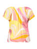 Betty Barclay Printshirt mit Gummizug in Rosé/Yellow