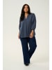 KAFFE curve Langarm-Bluse KCjolana Regular fit in Midnight Marine