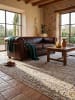 KADIMA DESIGN Teppich Kurzflor für Fußbodenheizung SEATON orientalisch Wohnzimmer in Natur