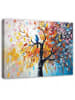 WALLARENA Leinwandbild Baum in Bunt
