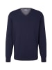 Tom Tailor Pullover BASIC V-NECK in Blau