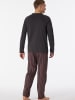 Schiesser Pyjama Selected Premium in Anthrazit