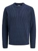 Jack & Jones Pullover JJEDOVER KNIT CREW NECK in Blau
