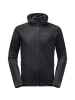 Jack Wolfskin BAISELBERG HOODED FZ M in Schwarz