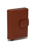 The Chesterfield Brand Leipzig - Kreditkartenetui 6cc 10 cm RFID (black) in cognac