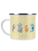 Mr. & Mrs. Panda Camping Emaille Tasse Big Einheit ohne Spruch in Gelb Pastell