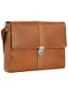 Leonhard Heyden Bergamo Messenger Leder 38 cm Laptopfach in hellbraun