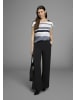 Laura Scott Shirtbluse in schwarz-grau-gestreift