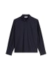Marc O'Polo DENIM Bluse im Polo-Stil relaxed in Blue Depths