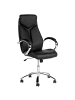 Beliani Bürostuhl FORMULA in Schwarz/Silber - (W) 63 x (H) 115 x (L) 72 cm