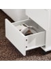 SoBuy Rollcontainer in Reinweiß - (W) 42.5 x (H) 61 x (L) 83.5 cm