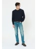 Matinique Strickpullover MAtriton Gerade Passform in Dark Navy