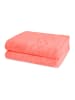 Ross 2 X Duschtuch im Set Cashmere feeling in Flamingo