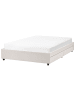 Beliani Doppelbett PRADES in Beige - (W) 149 x (H) 32 x (L) 211 cm