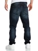 Amaci&Sons Regular Fit Destroyed Jeans KANSAS in Dunkelblau