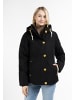 Schmuddelwedda Wattierte Winterjacke in Schwarz