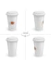Mr. & Mrs. Panda To Go Becher Spinne Agathe Freude ohne Spruch in Weiß