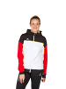 erima Damen Change By Erima Trainingsjacke mit Kapuze in weiß/schwarz/rot