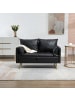 en.casa Sofa Sysmä in Schwarz (H)72cm (B)122cm (T)65cm