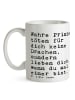 Mr. & Mrs. Panda Keramikbecher Wahre Prinzen töten für... mit Sp... in Weiß