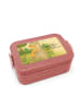 Mr. & Mrs. Panda Bento Box Otter Bauch Design mit Spruch in Rot Pastell
