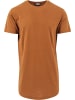 Urban Classics Lange T-Shirts in toffee