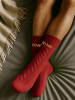 Harry Potter Harry Potter Hüttensocken Strick Socken Haussocken Kuschelsocken in rot