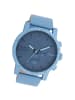 Oozoo Analog-Armbanduhr Oozoo Timepieces blau extra groß (ca. 48mm)