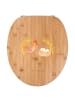 Mr. & Mrs. Panda WC Brille Huhn Stolz ohne Spruch in Braun