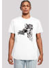 F4NT4STIC T-Shirt Marvel Superhelden Avengers Iron Man Mono Line in weiß